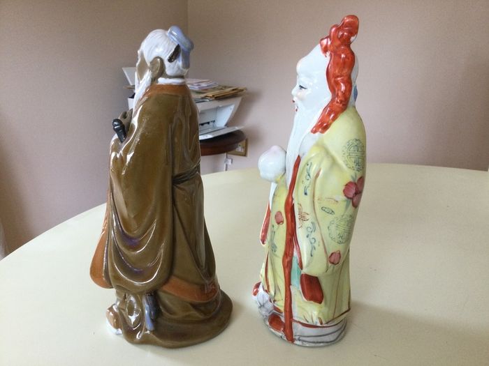 China  - Chinese/ Japanese Figurines X 2