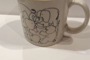 Vintage Taylor &amp; NG Elephants Naughty Sexy Party Art Mug 1979
