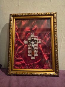 Vintage Framed Stations of the Cross