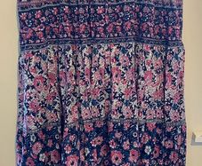 Summer Cotton Skirt Navy/Pink Size 16-18 BNWOT