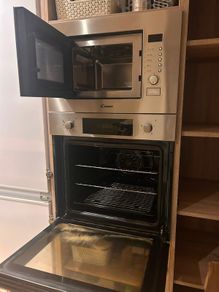 Integrated oven and microwave