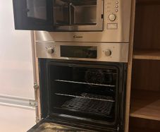 Integrated oven and microwave