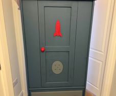 Wardrobe and Book shelf set