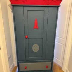Wardrobe and Book shelf set