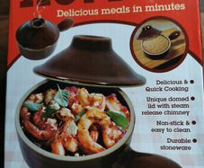 Stoneware microwave hot pot