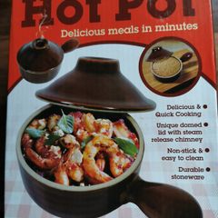 Stoneware microwave hot pot