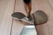 Vintage Nautical Brass Ships Propeller Desks Pen Holder ( Paper Weight  )