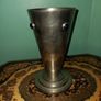 Arts and Crafts Silver Tone Metal Vase Image 2
