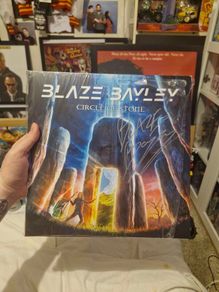 Blaze Bayley Circle of Stone Signed Record - Iron Maiden