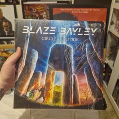 Blaze Bayley Circle of Stone Signed Record - Iron Maiden