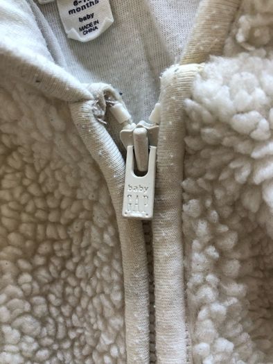 Baby 9-12 GAP Fleece Pramsuit and Converse Booties