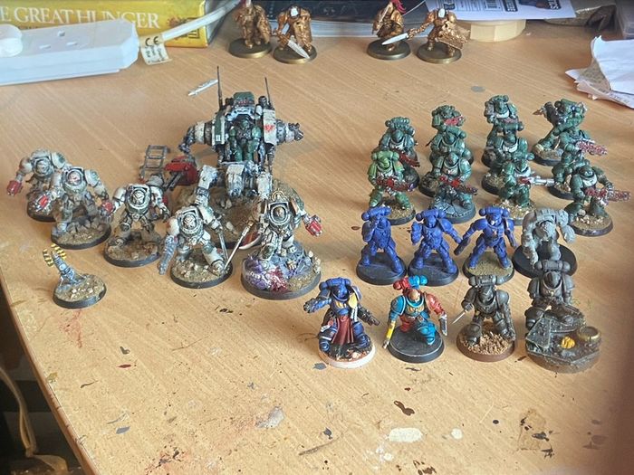 Warhammer 40k Dark Angels and general space marine lot