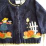 Halloween navy cardigan baby lovely detail tag attached Image 7