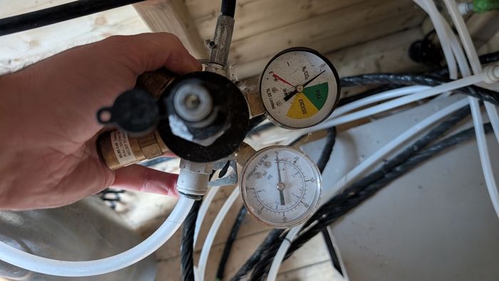 Remote keg line cooler (3-coil)