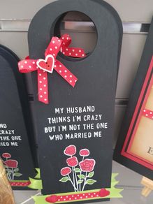 Handmade Door Hanger "My Husnband..."