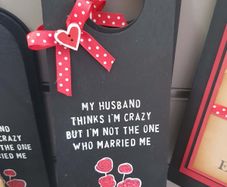 Handmade Door Hanger "My Husnband..."