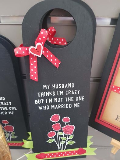 Handmade Door Hanger "My Husnband..."