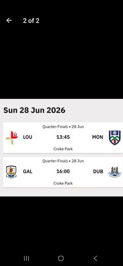 Gaa tickets