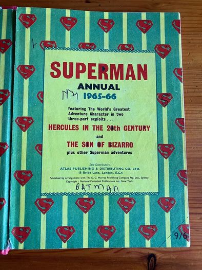 Vintage annual: 'Superman' annual 1965-66