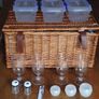 Vintage Style Wicker Picnic Basket (Insulated Interior For Hot Or Cold Food/Wine) Image 4