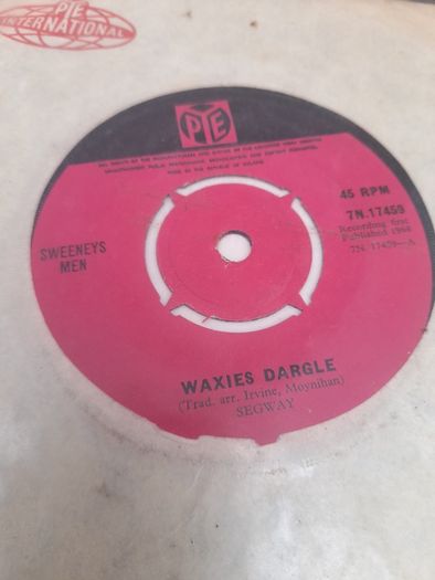 Large vinyl 7" lot irish irish scene