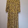 F&F mustard animal print shirt dress size UK 12 Image 6