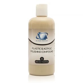 Glass Polish 14020 Plastic and Acrylic Polishing Compound, Micro-Polish and High Glossy Finish 500ml