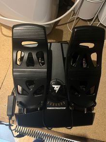 Thrustmaster TFRP T. Flight Rudder Pedals - Precise Rudder Control with S.M.A.R.T Technology for PC, PlayStation and Xbox