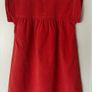 Orange needlecord dress Image 2