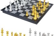 Chess Set Chess Board Game for Kids Adults with Magnetic Chess Pieces,Travel Chess Games Folding Chess Board Sets Educational Kids Toys (FREE POSTAGE)