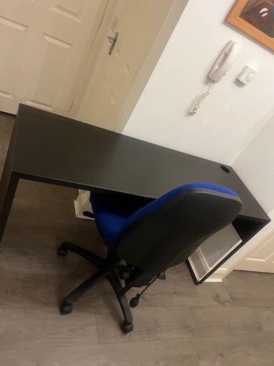 Desk and chair
