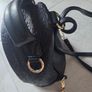 GUESS Monogram Faux Leather Mini Backpack in Black Image 5