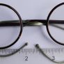 Vintage Antique Round Eye Glasses in original case Image 8
