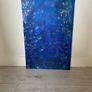 Blue textured painting Image 4