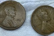 USA Lincoln Wheat Pennies 1925 D 1936 D