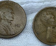 USA Lincoln Wheat Pennies 1925 D 1936 D
