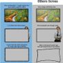 100 inch Projector Screen 16:9 HD Foldable for Home Theater Cinema Indoor Outdoor MULTIPLE SIZES AVAILABLE Image 2