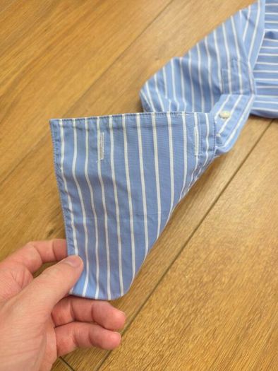 Eton Men's Contemporary French Cuffs Shirt Size XL 17.5