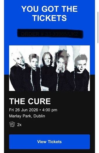 The Cure Dublin