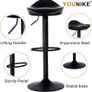Set of 2 Bar Stools with Adjustable Height Image 3