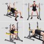 _Squat Rack Adjustable Multi-Function Barbell Rack Dip Stand Gym Family Fitness Lifting Bench Press Push up Strength Training Dumbbell Rack Image 5