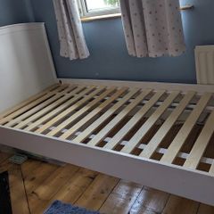 White bed frame - single