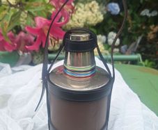 Rare West German Duo Flask and Cups