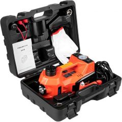 12V DC 5T Automatic Car Jack Electric Car Repair Tool Kit Car Electric Jack, Electric Hydraulic Floor Jack with Safety Hammer, Battery Clamp (FREE SHIPPING)