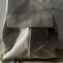 Clarks women's medium backpack leather beige grey new Image 3
