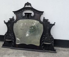 Fireplace mirror - mantelpiece