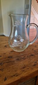 Glass pitcher