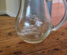 Glass pitcher