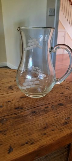 Glass pitcher