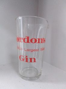 Gordons Gin Glass Jug